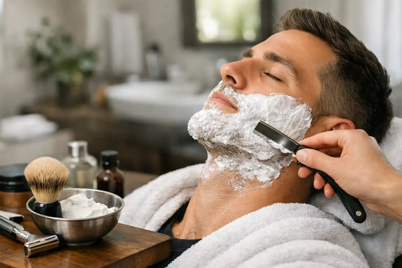 How to Get a Barber Style Shave at Home