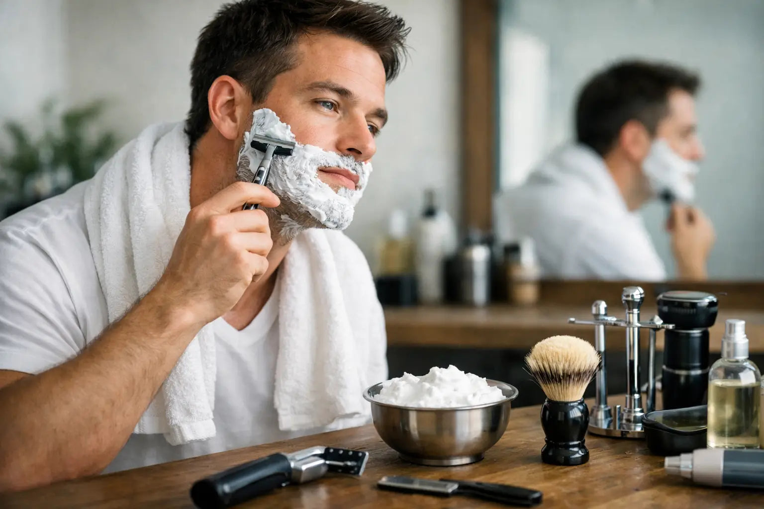 Your Guide to Barber Style Shaving at Home