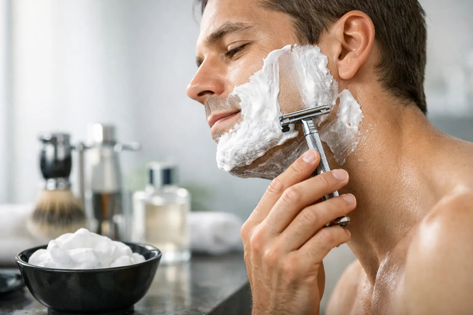 Wet Shaving for Sensitive Skin Without the Burn