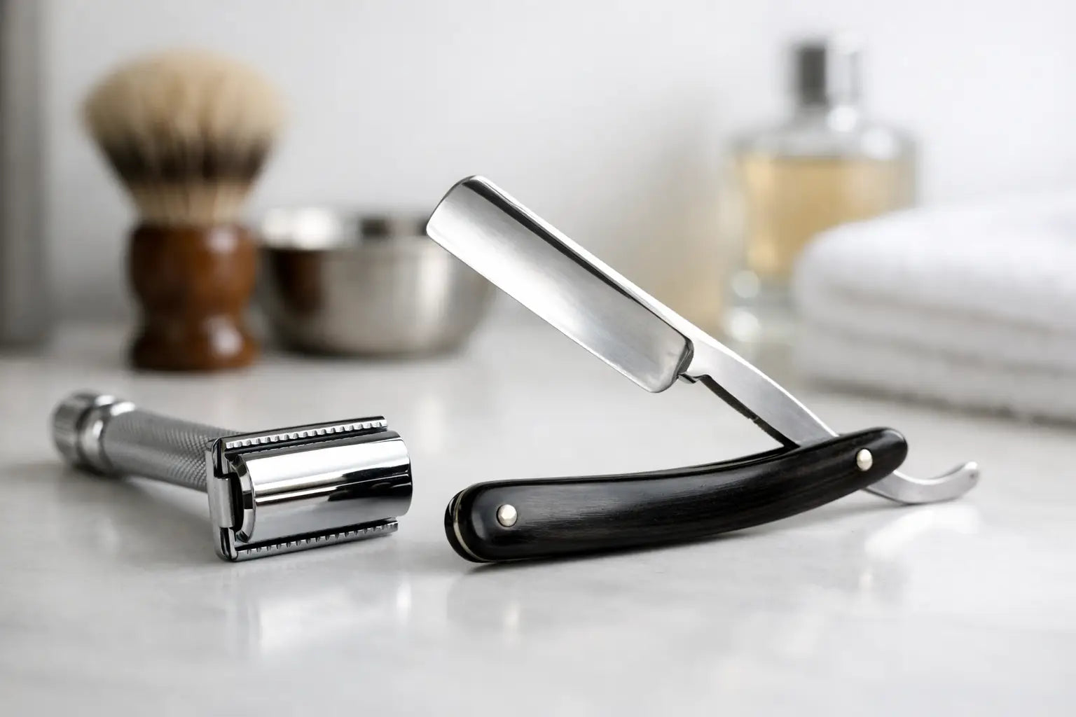 Safety Razor vs Straight Razor