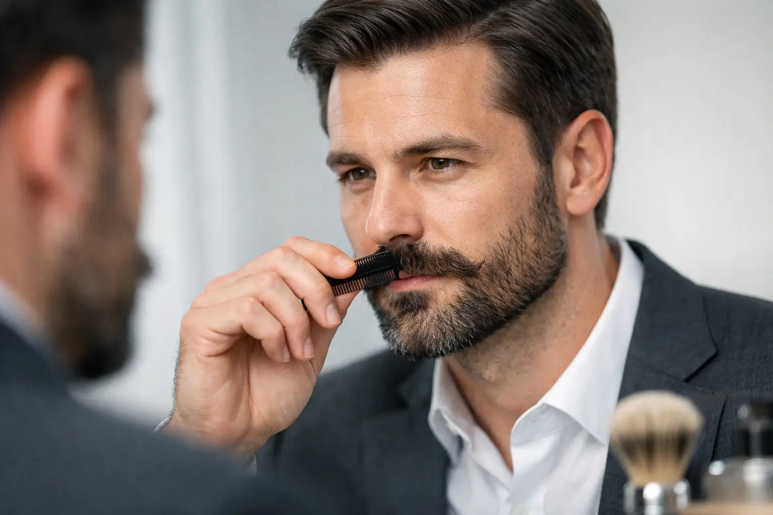 How to Use Mustache Comb for a Cleaner Look