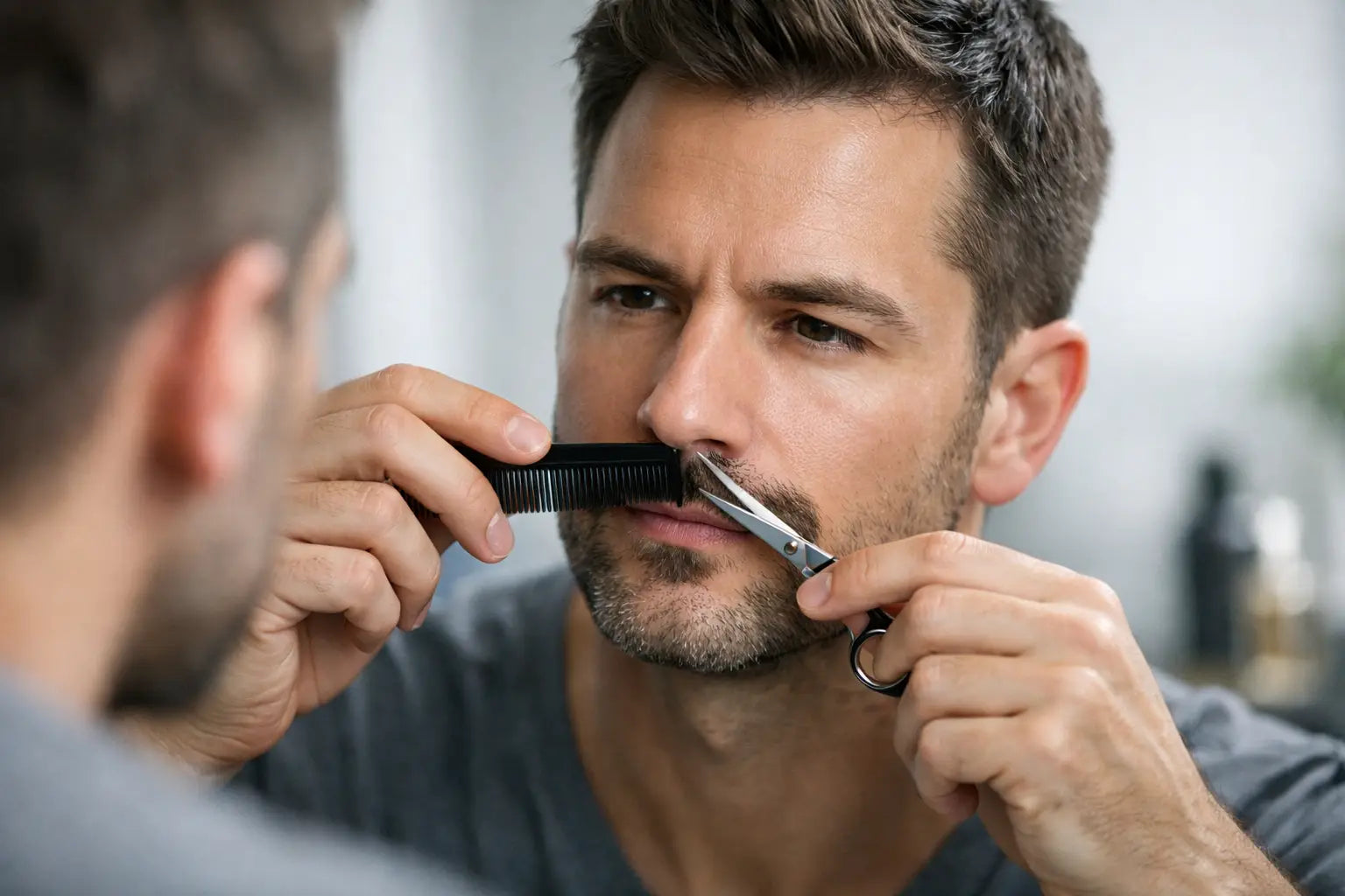 How to Trim Mustache Evenly Without Guesswork