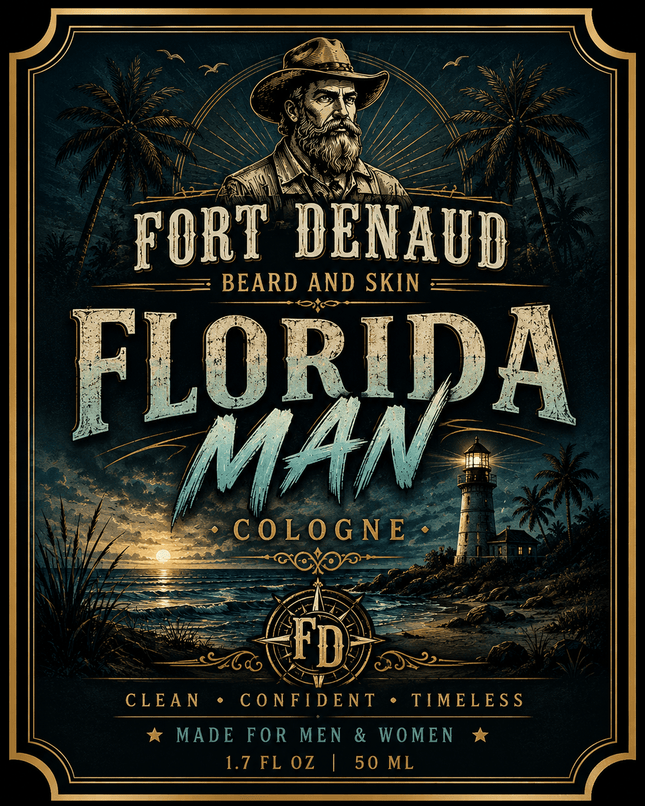Fort Denaud Florida Man Cologne - 1.7 oz