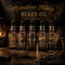 Fort Denaud Beard and Skin Moonshine Mike's beard oil gift set with five dropper bottles in a rustic Everglades theme.